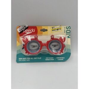 Speedo Kids Sunny Vibes Sunglass Style Swim Goggle Red Claw Lobster Age 3-6 NIB